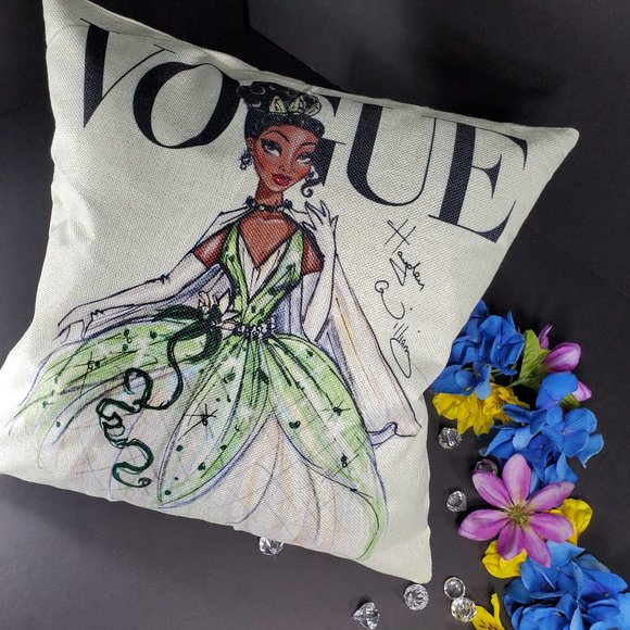 Vogue Disney Princess Tiana Decorative Pillowcase - Picture 12 of 13